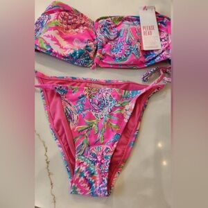 Lilly Pulitzer Pink Floral Bikini
